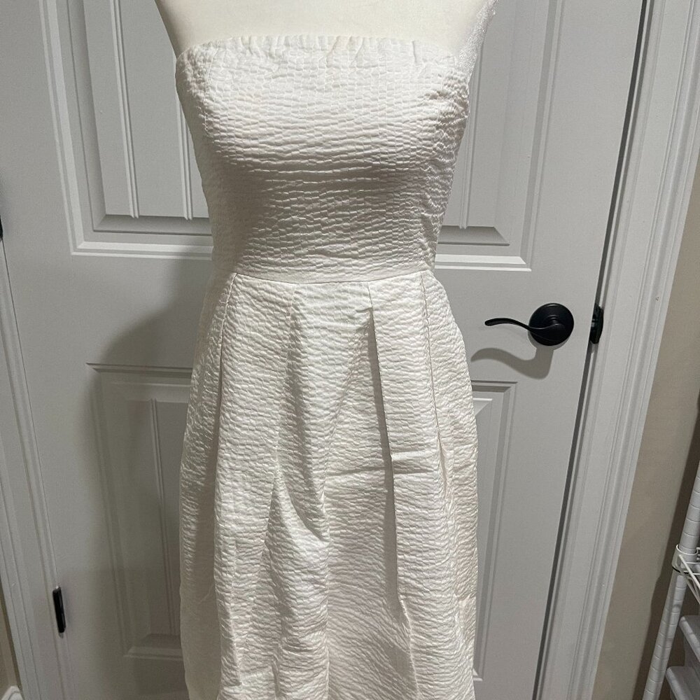 J Crew Cotton Embossed Cotton Lorelai Dress